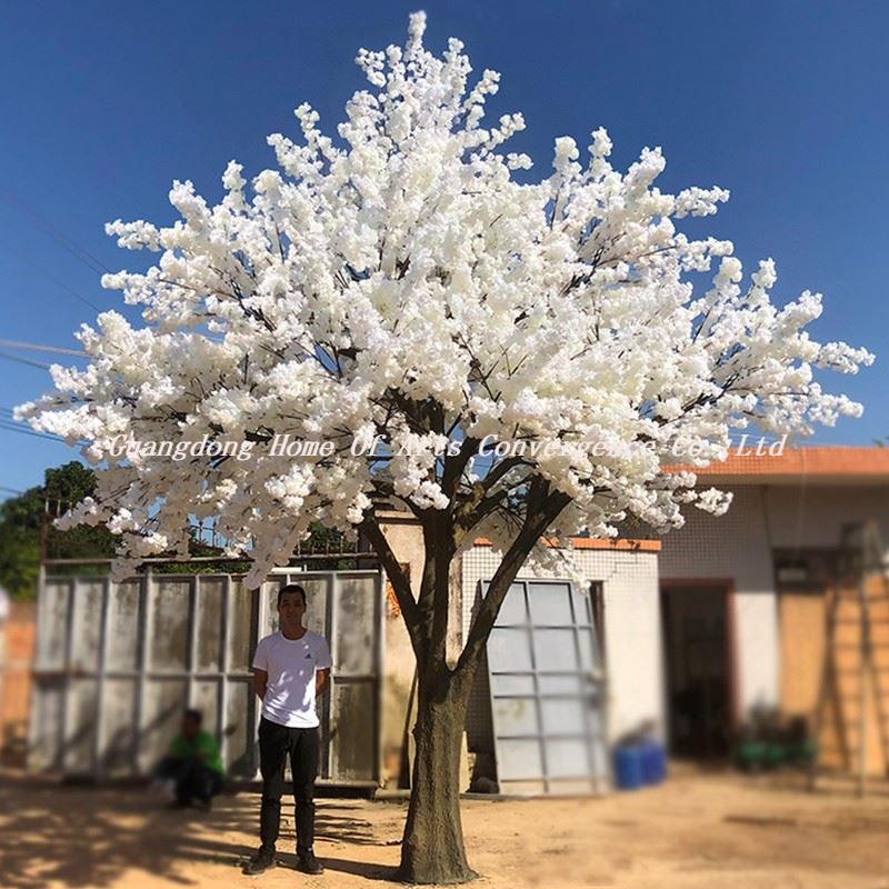 Large White Fake Cherry Blossom Tree 1