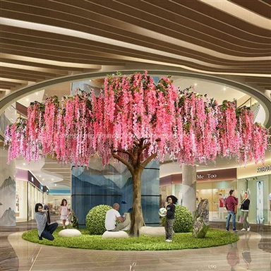 Velika wisteria stabla replika