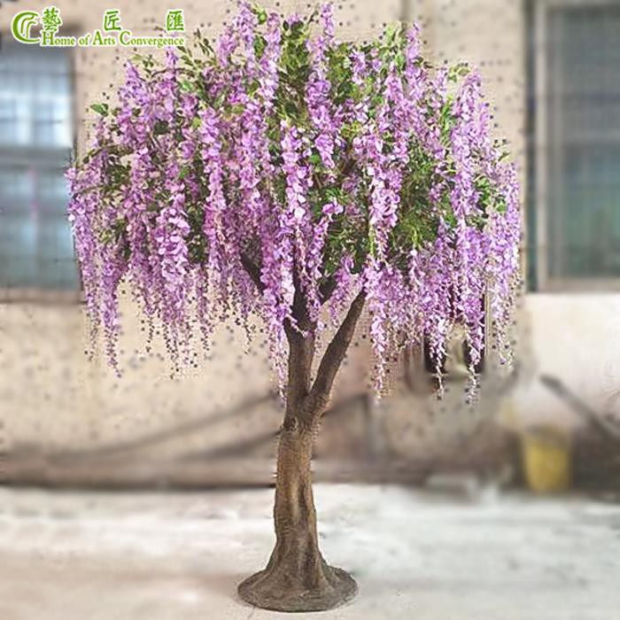 Ljubičasto umjetno drvo Wisteria
