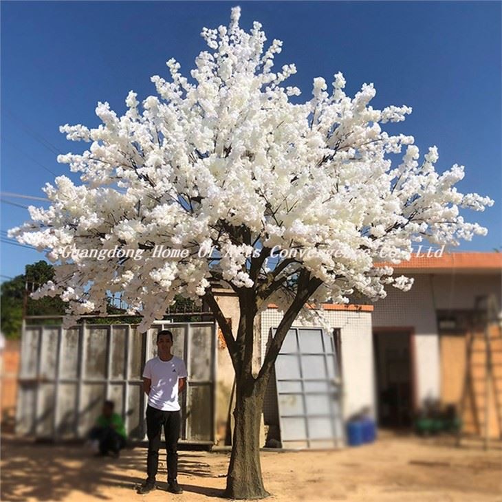 Large White Fake Cherry Blossom Tree