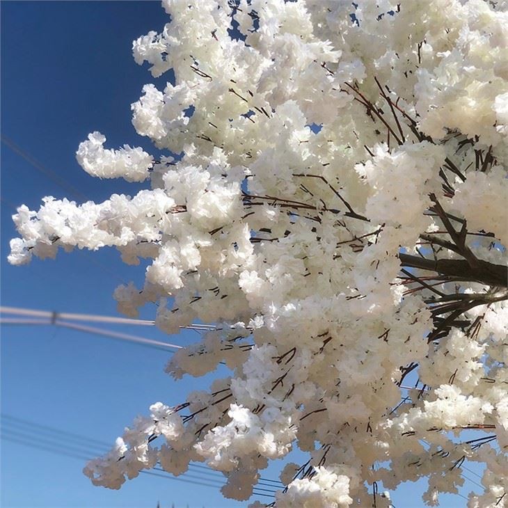 Large White Fake Cherry Blossom Tree